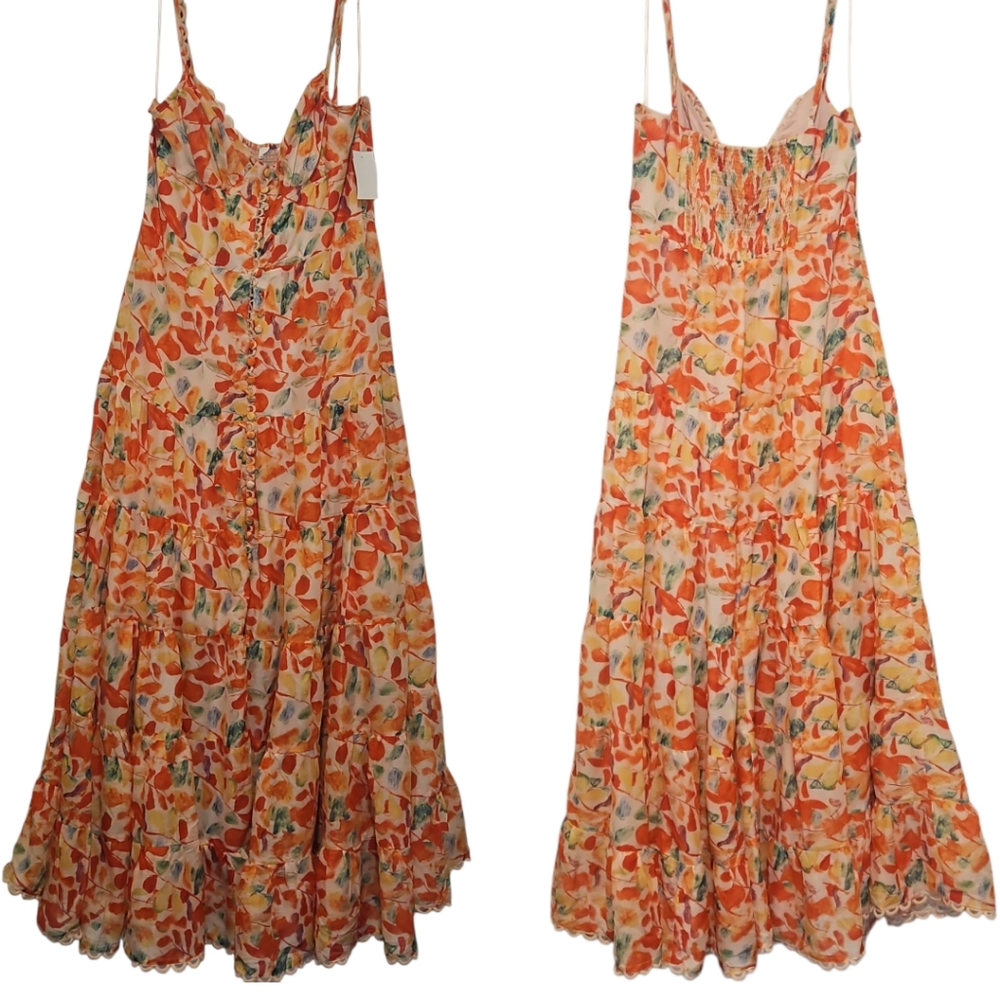 ASTR the Label Tazia Button Front Sweetheart Maxi Dress M - Picture 8 of 13
